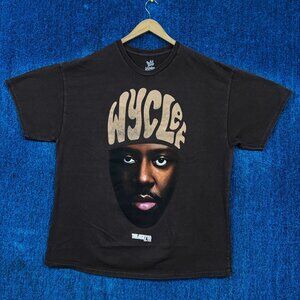 Wyclef Jean The Next 50 Hip Hop Face Card Legend Rap Tee XL